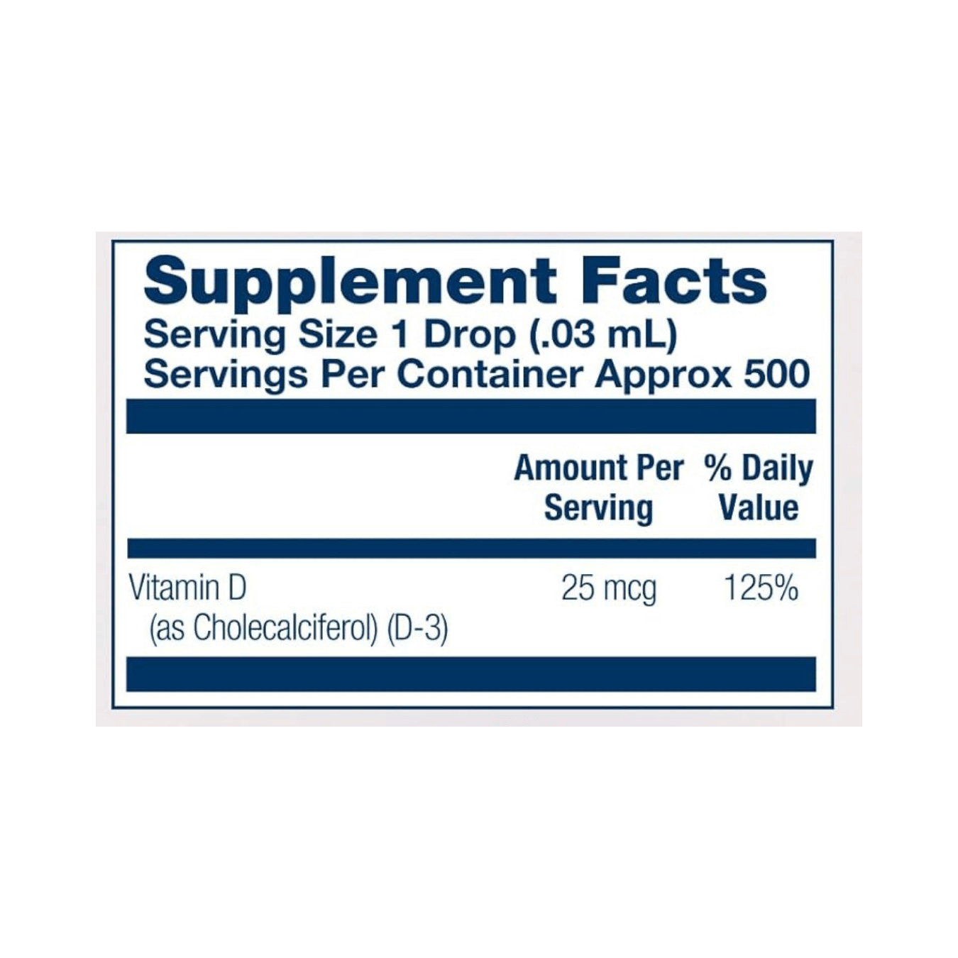 SOLARAY, Vitamin D3 Liquid Drops, 25 mcg, 0.5oz