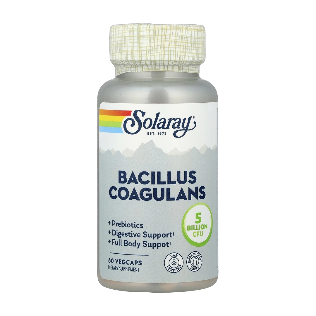 Solaray, Bacillus Coagulans, 60 VegCaps front packaging view