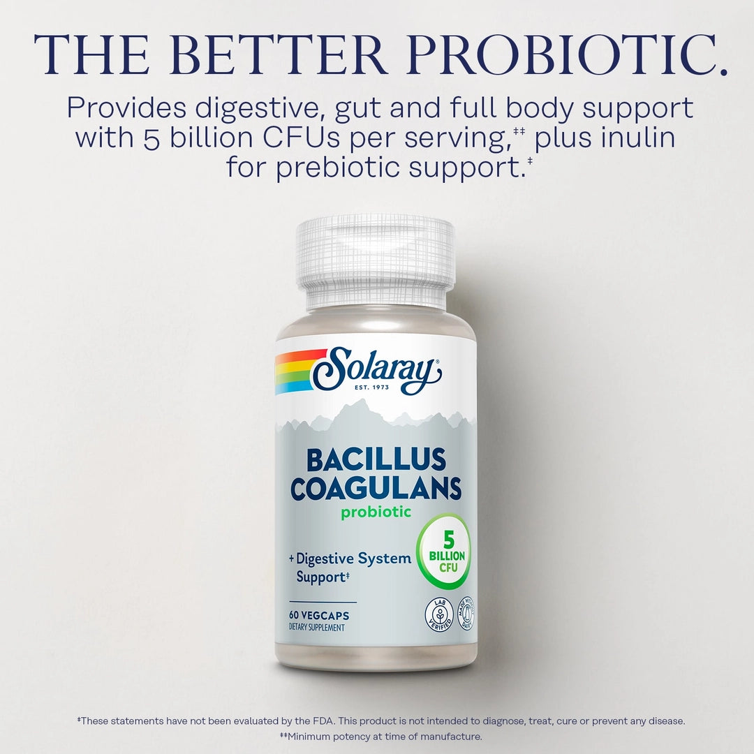 Solaray, Bacillus Coagulans, 60 VegCaps product details