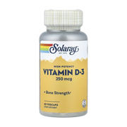 Solaray, High Potency Vitamin D-3, 250 mcg, 60 Vegcaps