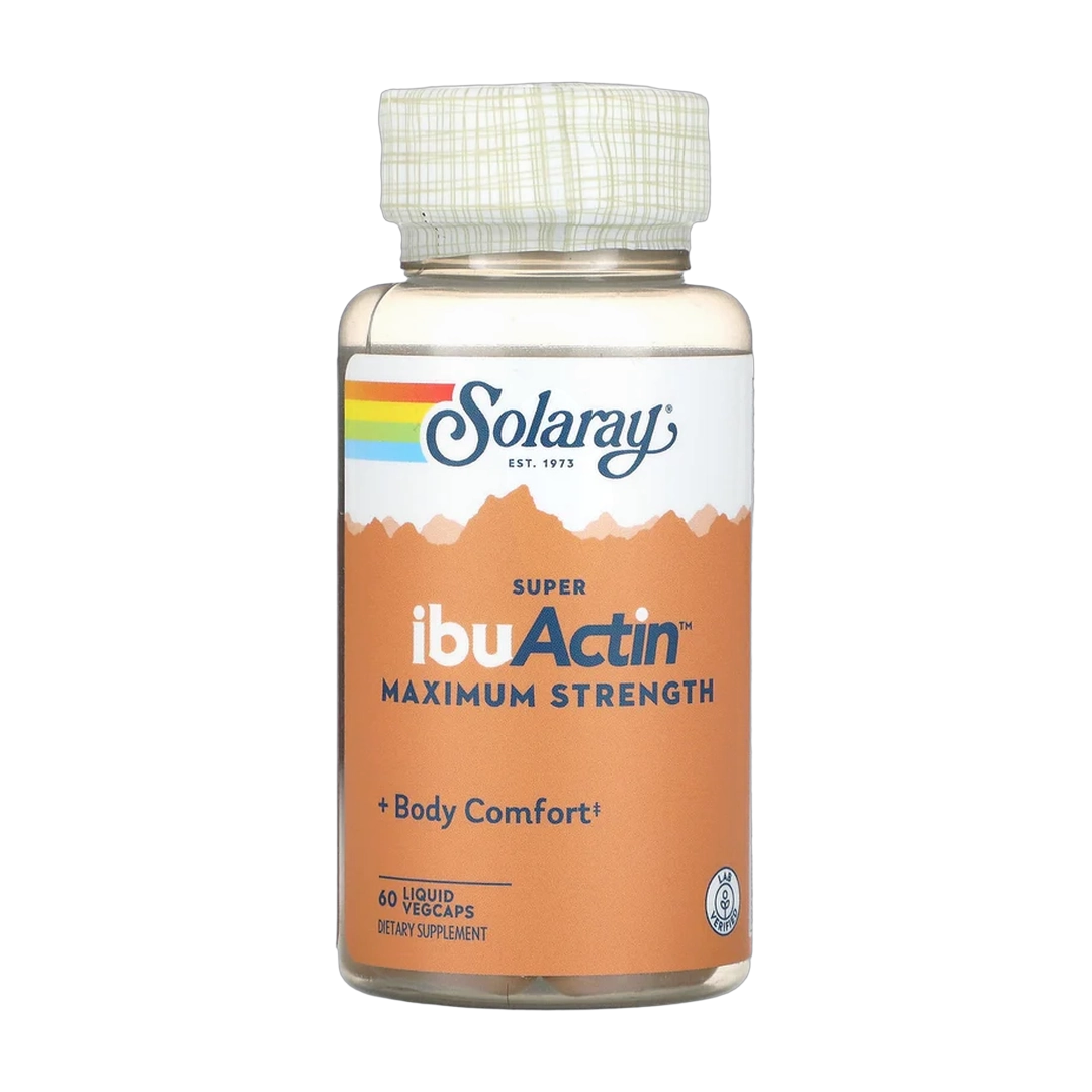 Solaray, IbuActin, Super, 60 Liquid vegCaps