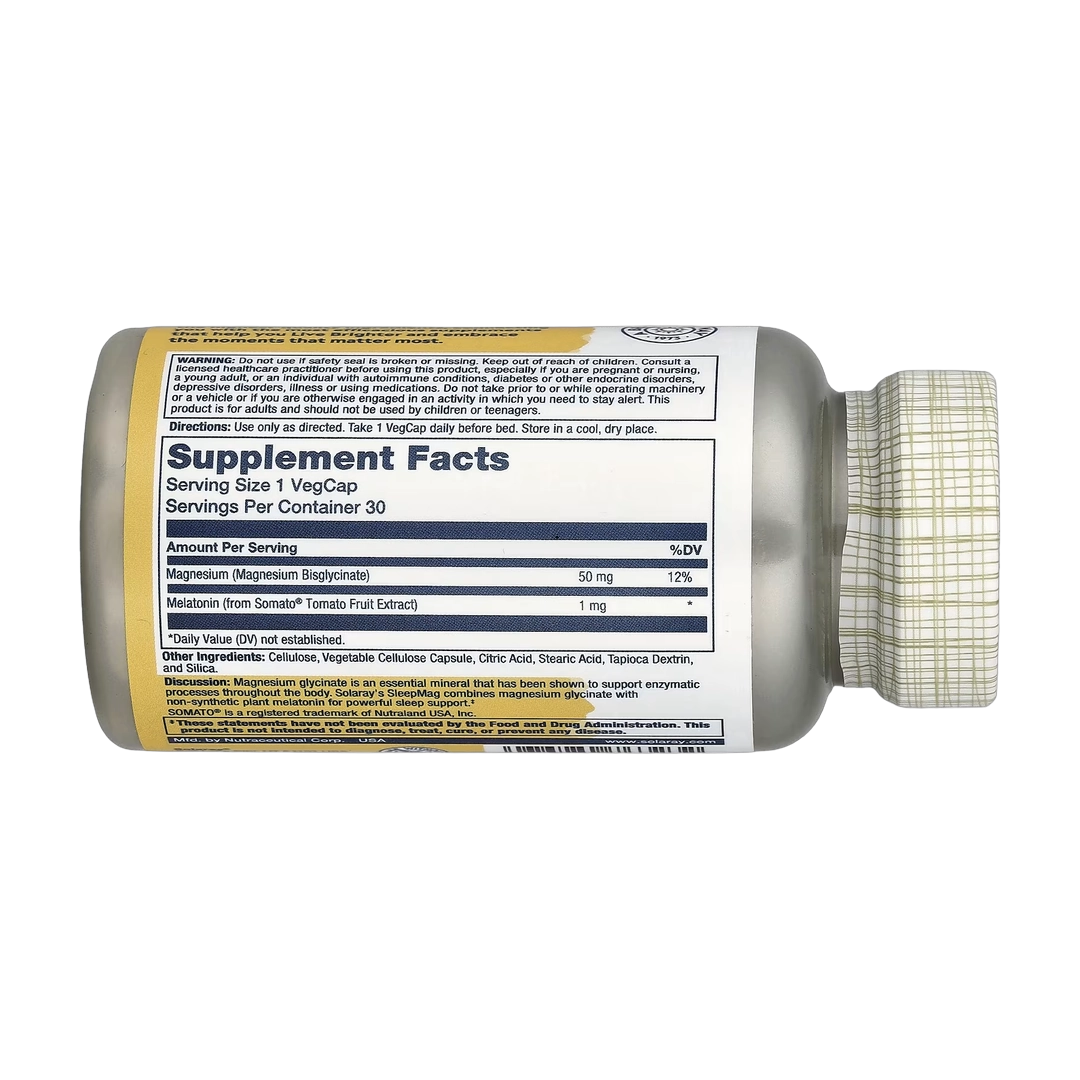 Solaray, SleepMag, 30 VegCaps