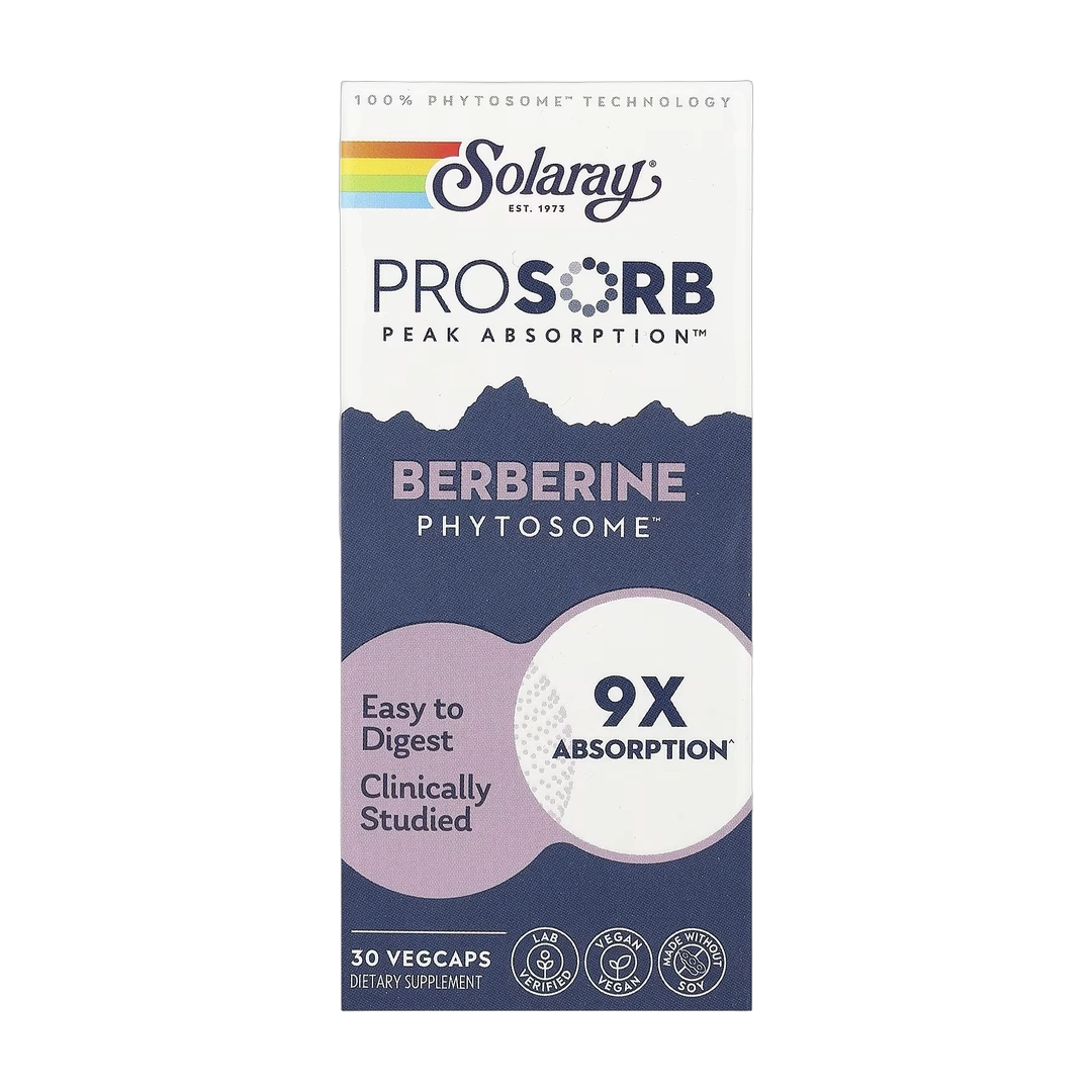 Solaray, Berberine Phytosome, 550 mg, 30 Vegcaps