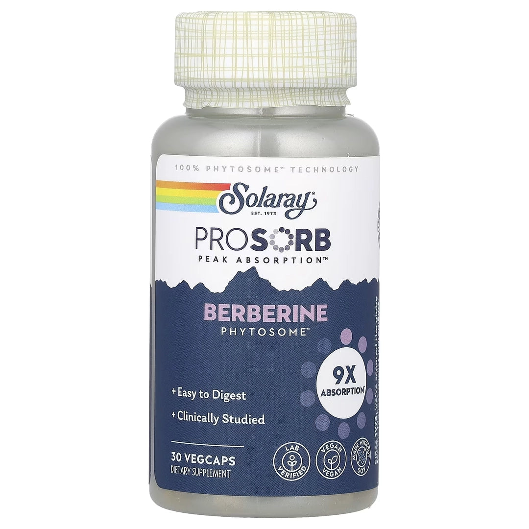 Solaray, Berberine Phytosome, 550 mg, 30 Vegcaps