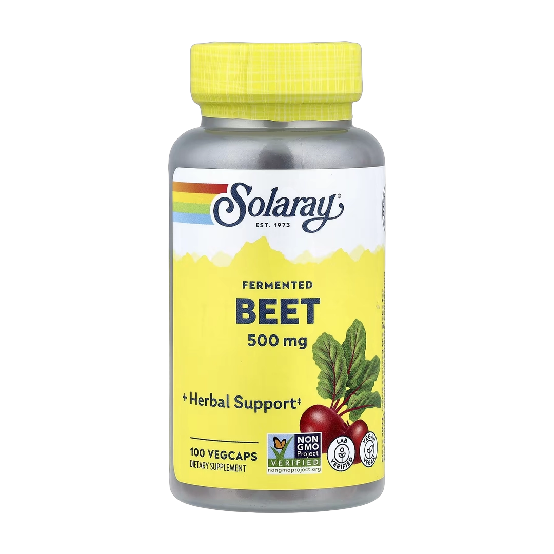 Solaray, Fermented Beet, 500 mg, 100 VegCaps
