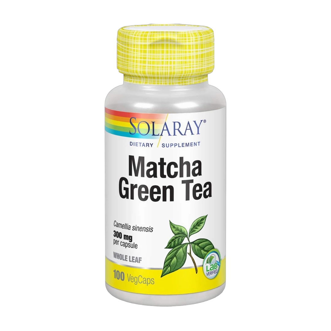 SOLARAY, Matcha Green Tea, 300 mg, 100 VegCaps