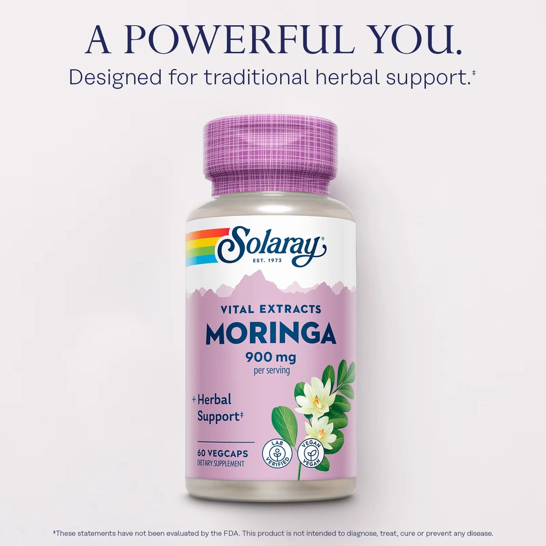Solaray, Moringa, 60 Vegcaps