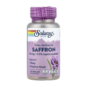 Solaray, Vital Extracts, Saffron, 30 mg, 30 VegCaps
