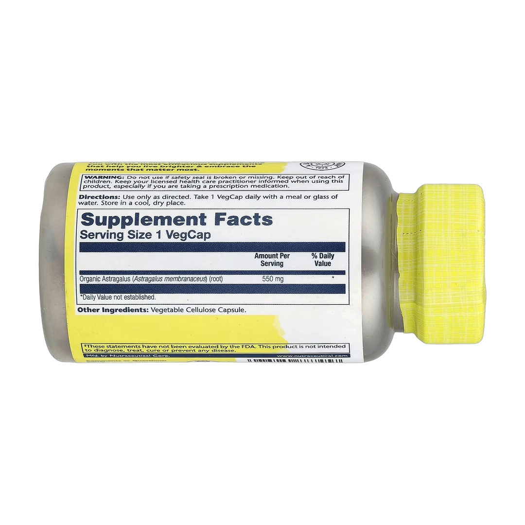Solaray, Astragalus, 550 mg, 100 VegCaps