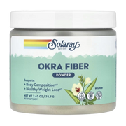 Solaray, Okra Fiber Powder, Unflavored, 2.63 oz (74.7 g)