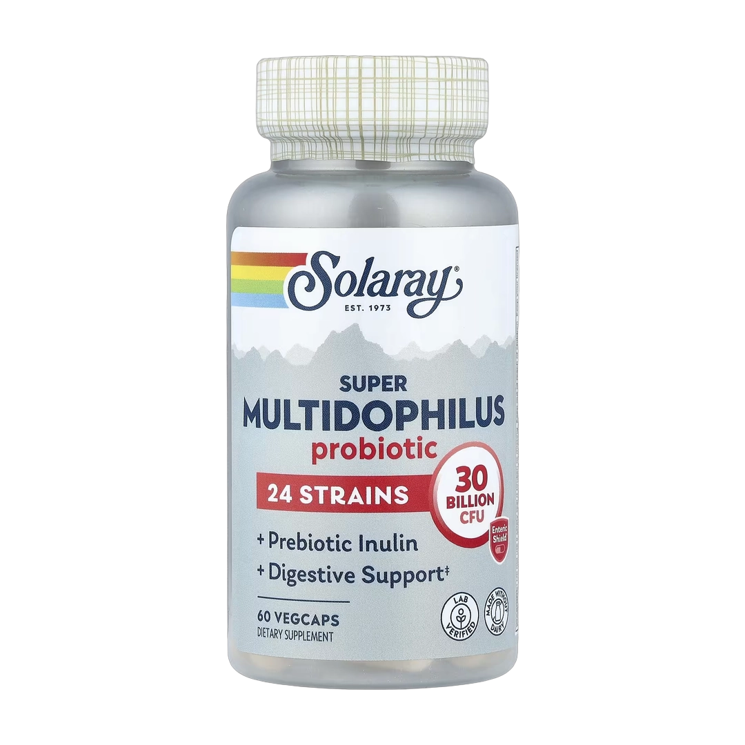 Solaray, Super Multidophilus Probiotic, 60 VegCaps