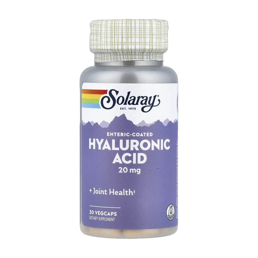 Solaray, Enteric-Coated Hyaluronic Acid, 30 VegCaps