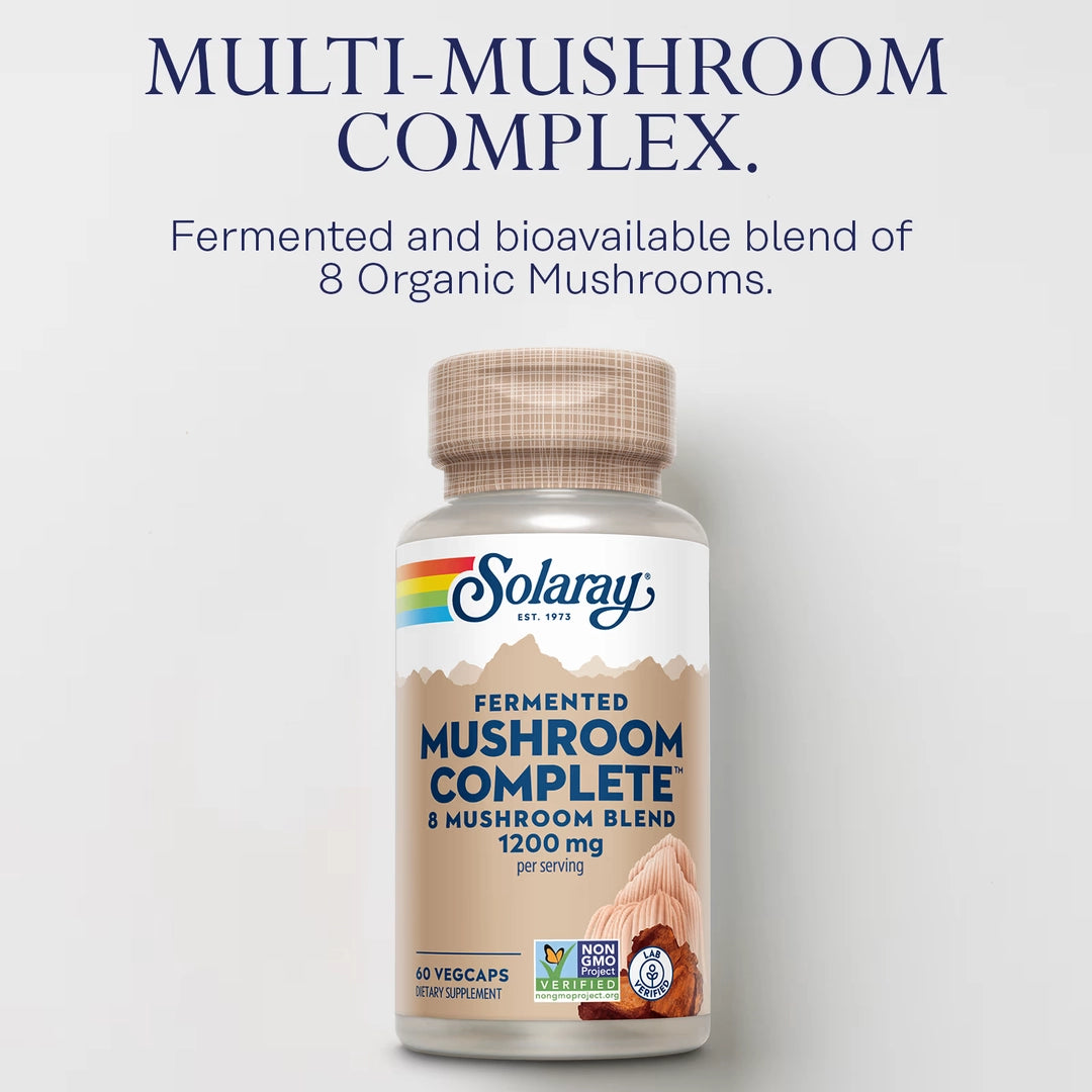 Solaray, Fermented Mushroom Complete™, 60 VegCaps