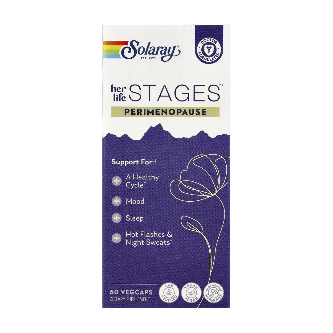 Solaray, Her Life Stages™, Perimenopause, 60 VegCaps