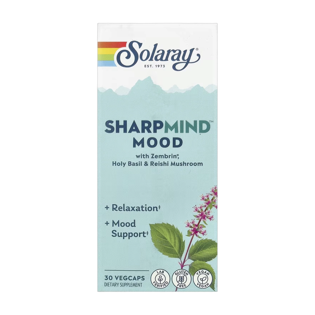 Solaray, SharpMind™ Mood, 30 Vegcaps