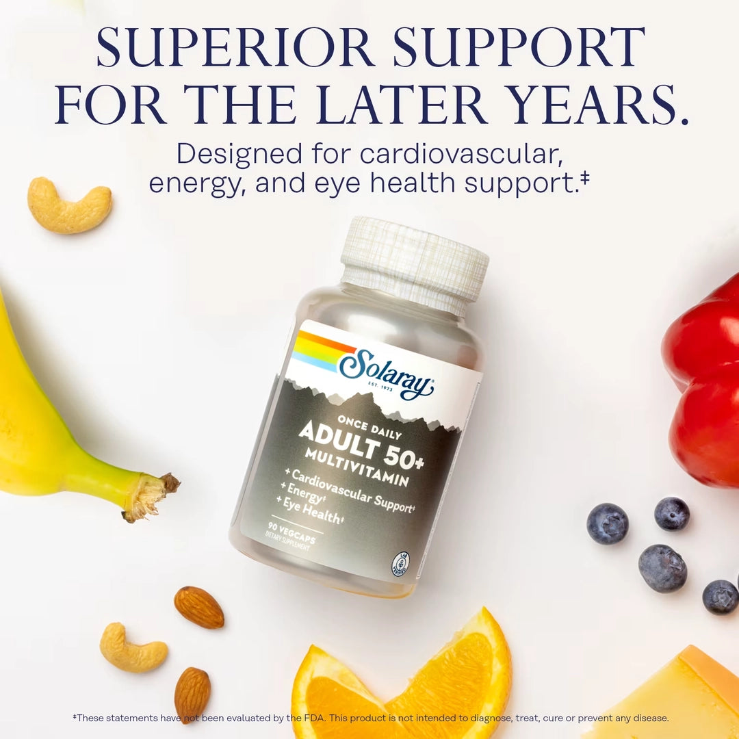 Solaray, Once Daily Adult 50+ Multivitamin, 90 VegCaps