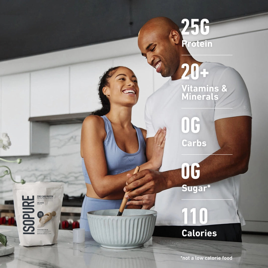 Isopure, Zero Carb Protein Powder, Unflavored, 1 lb (454 g)
