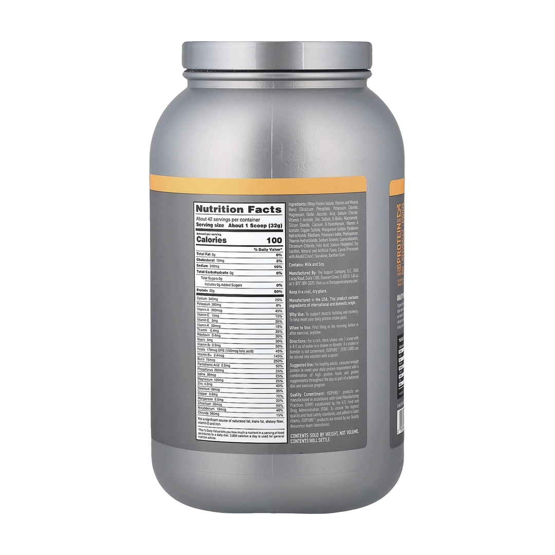 Isopure, Zero Carb Protein Powder, Vanilla Salted Caramel, 3 lb (1.36 kg)