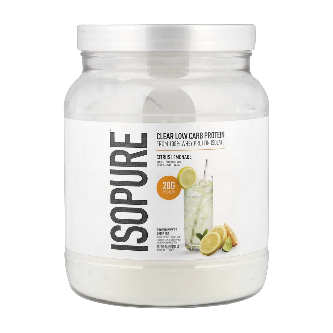 Isopure, Clear Low Carb Protein Powder, Citrus Lemonade, 14.1 oz (400 g)
