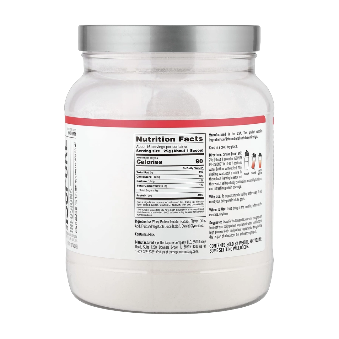 Isopure, Infusions Protein Powder, Mixed Berry, 14.1 oz (400 g)