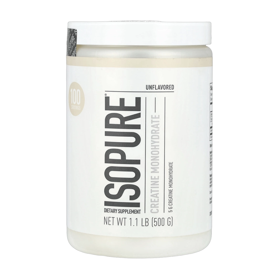 Isopure, Creatine Monohydrate, Unflavored, 1.1 lb (500 g)