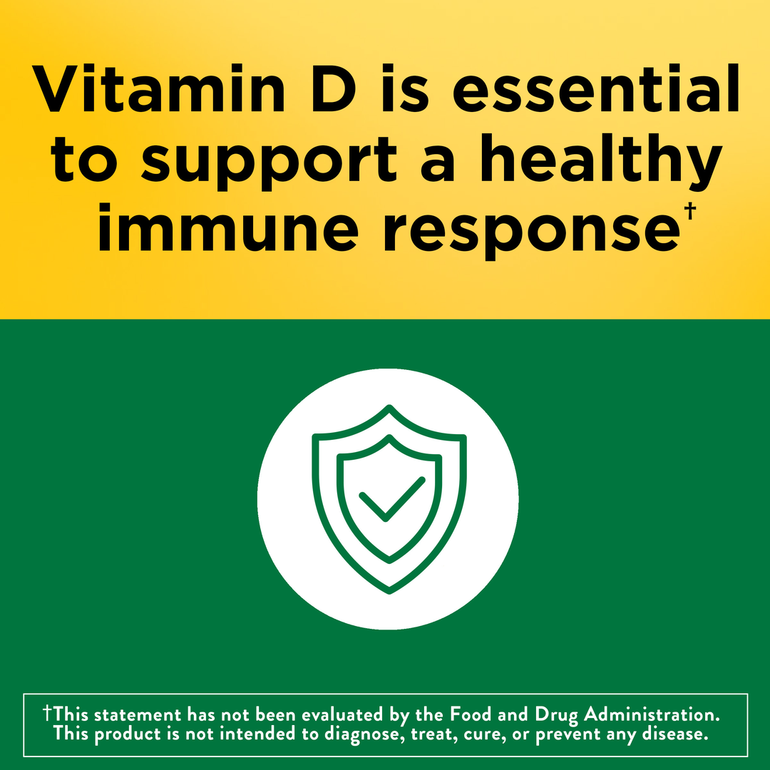 Nature Made, Vitamin D3, 25 mcg (1,000 IU), 100 Softgels lifestyle image