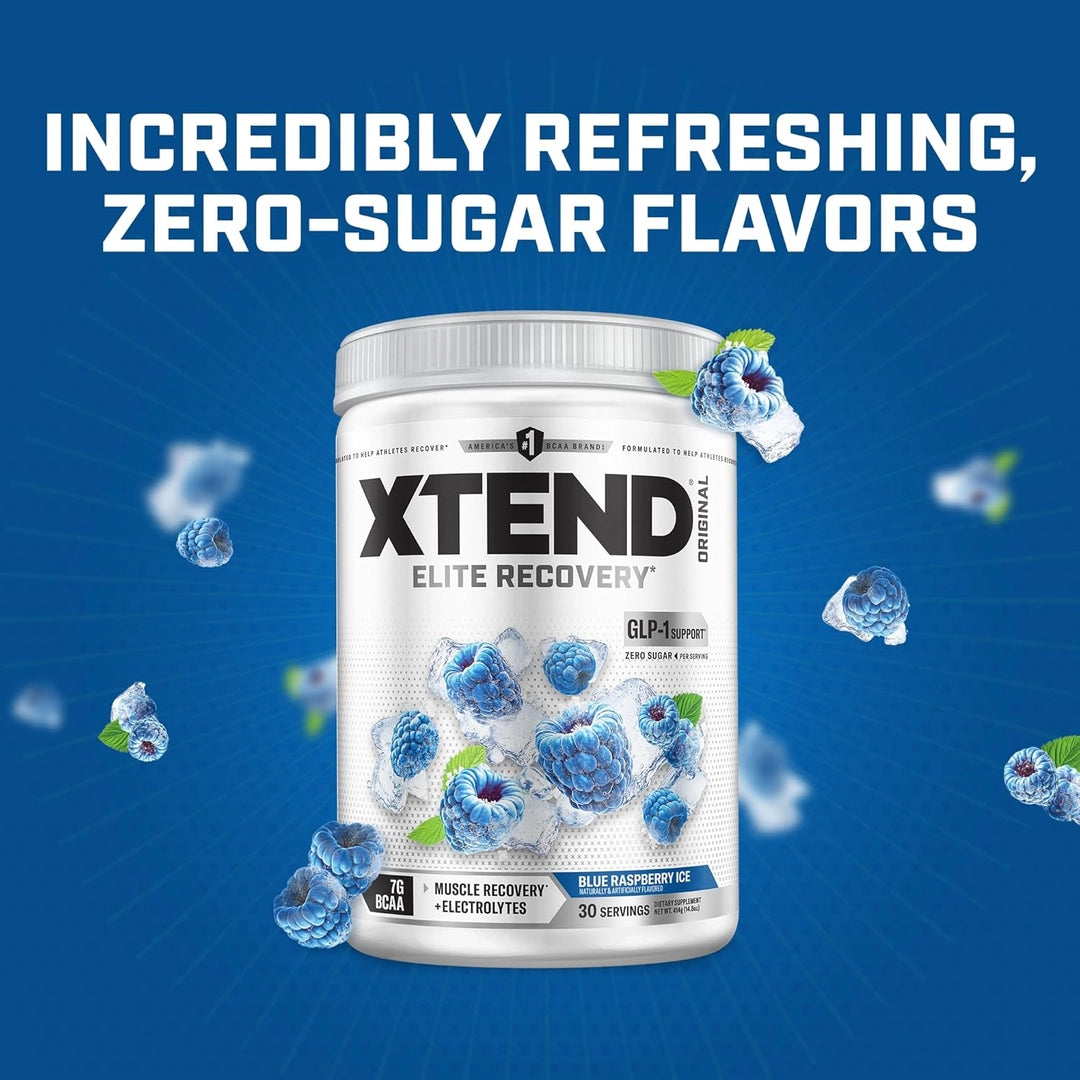 XTEND, 7G BCAA, Blue Raspberry Ice, 14.3 oz (405 g)