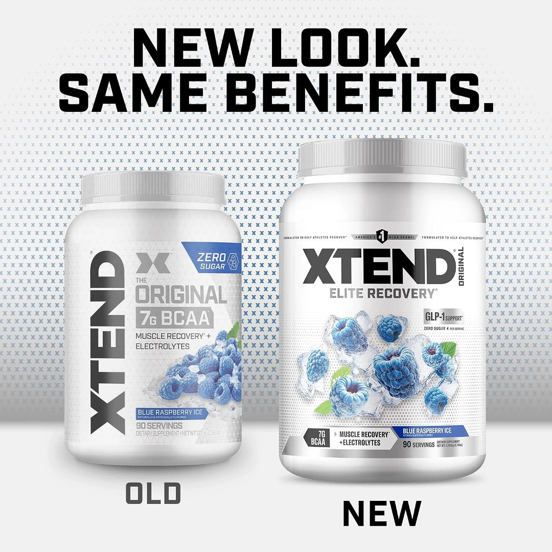 XTEND, 7G BCAA, Blue Raspberry Ice, 2.74 lbs (1.242 kg)