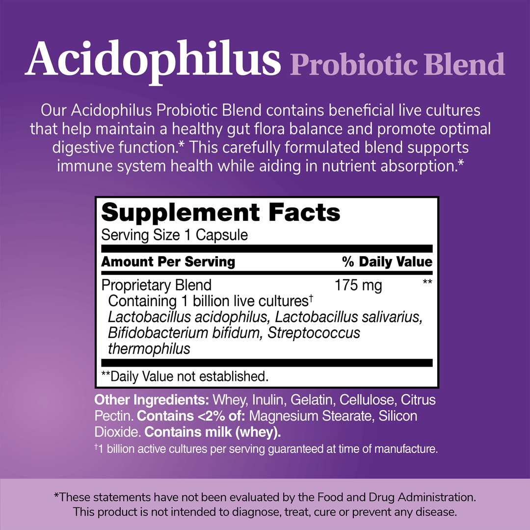 21st Century, Acidophilus Probiotic Blend, 100 Capsules lifestyle image