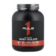 Rule One Proteins, R1 Protein™ Whey Isolate, Strawberries & Creme, 5.03 lbs (2.28 kg)