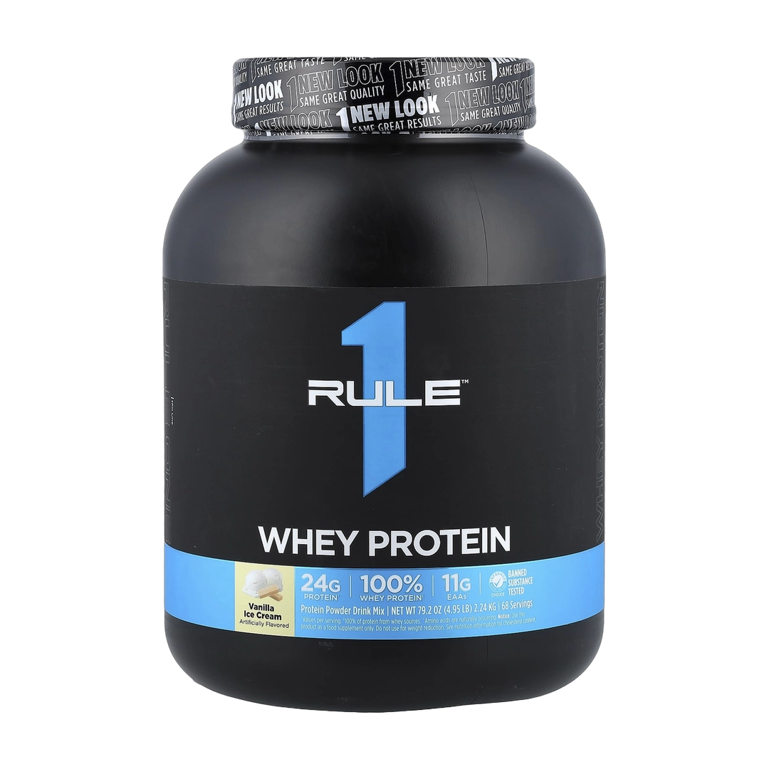 Rule One Proteins, Whey Protein, Vanilla Ice Cream, 4.95 lb (2.24 kg)