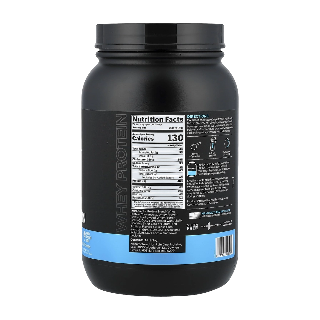 Rule One Proteins, Whey Protein, Cafe Mocha, 2.02 lb (918 g)