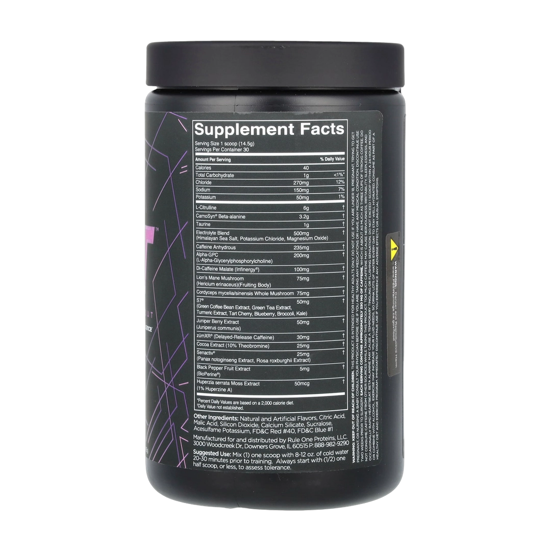 Rule One Proteins, preLIFT, Pre-Workout, Wild Grape, 15.3 oz (435 g)