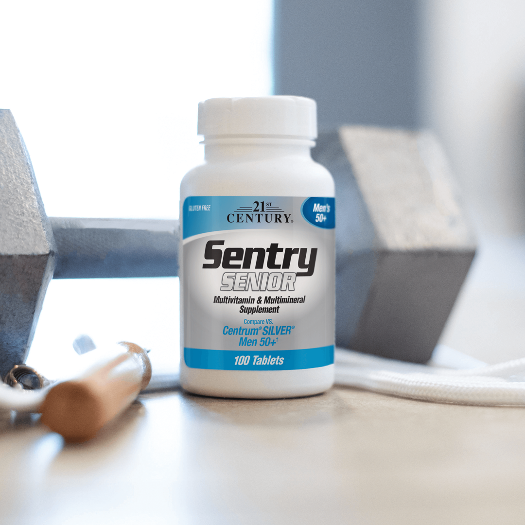 21st Century, Sentry Senior, Men's 50+, Multivitamin & Multimineral Supplement, 100 Tablets lifestyle image