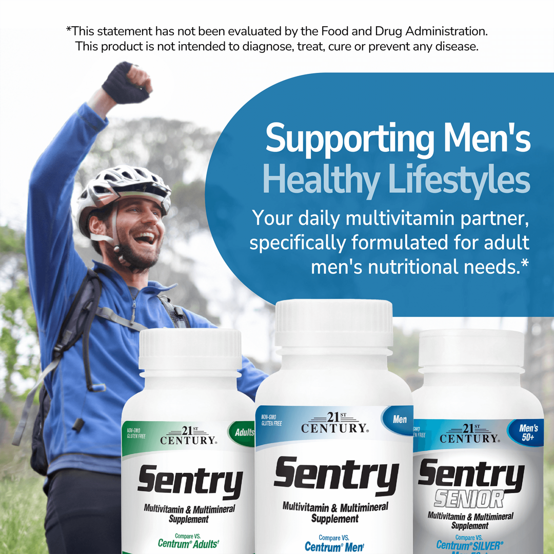 21st Century, Sentry Men, Multivitamin & Multimineral Supplement, 120 Tablets lifestyle image