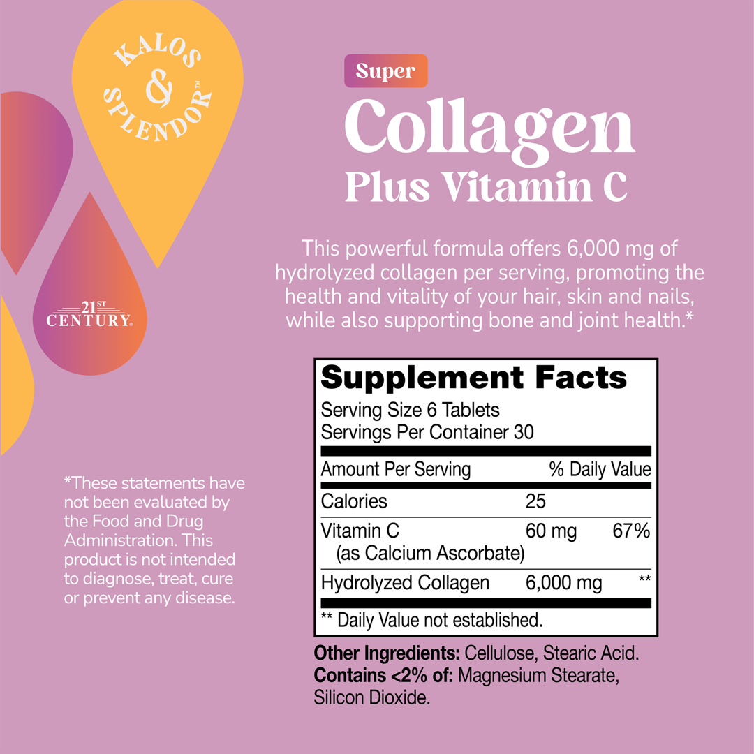 21st Century, Super Collagen Plus Vitamin C, 180 Tablets lifestyle image
