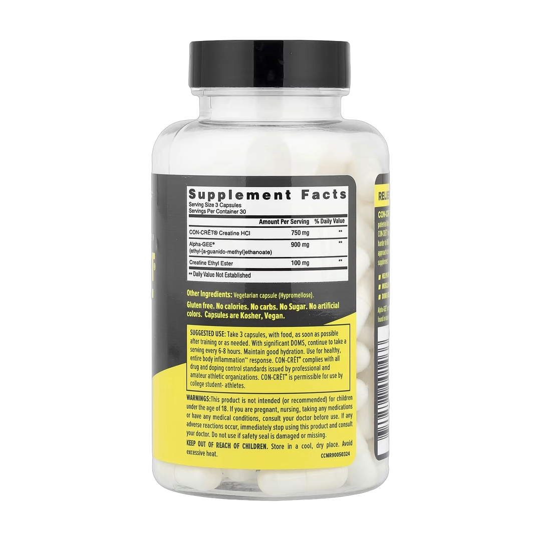 Con-Cret, Creatine HCl + Alpha Gee®, 90 Capsules