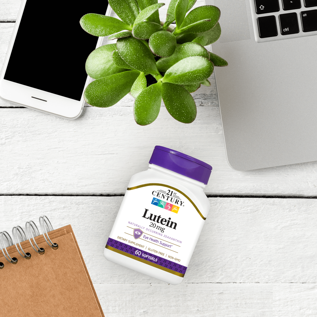 21st Century, Lutein, 20 mg, 60 Softgels lifestyle image