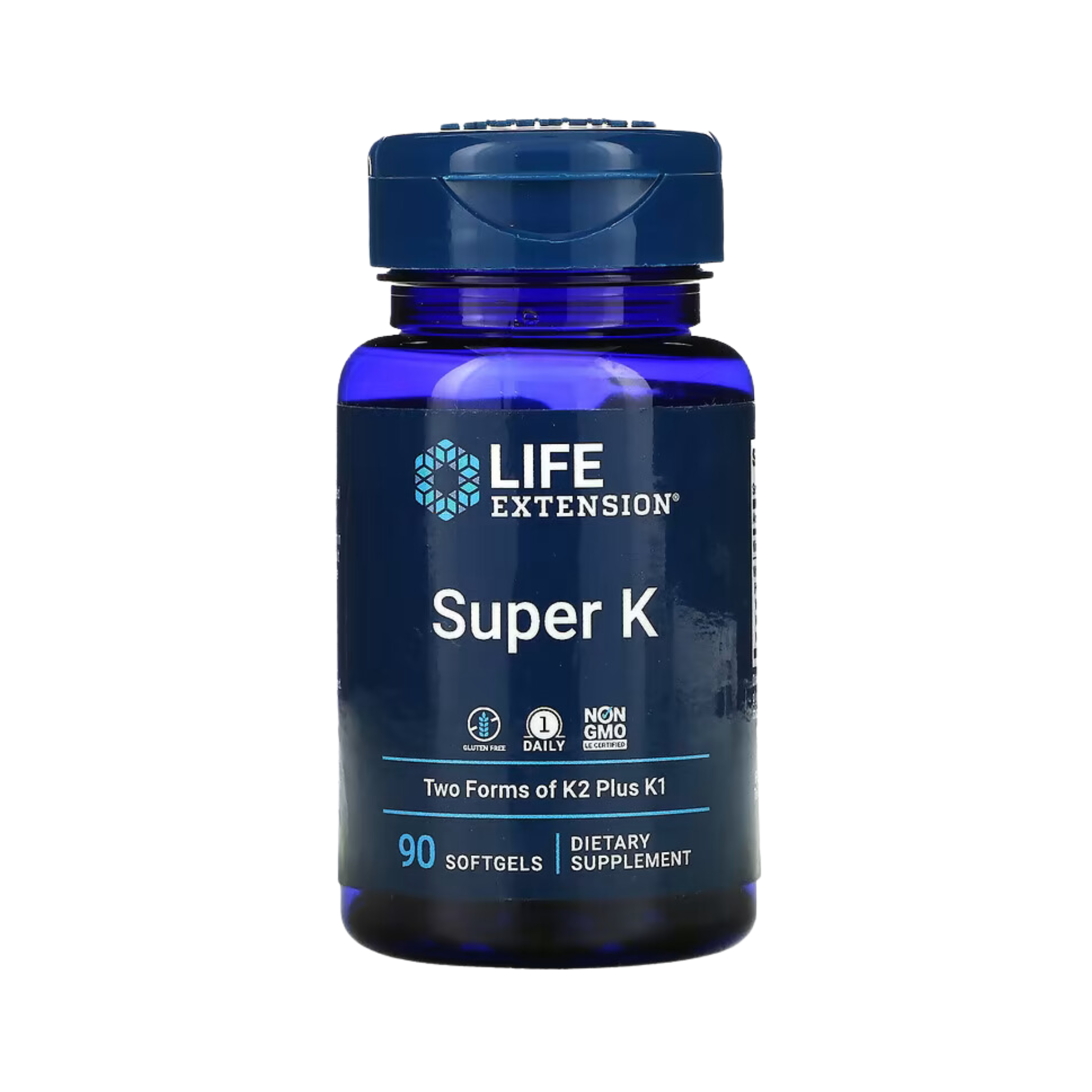 Life Extension, Super K, 90 Softgels front packaging view