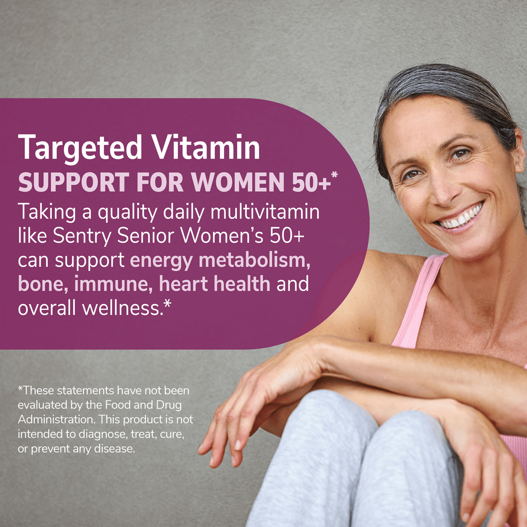 21st Century, Sentry Senior, Women's 50+, Multivitamin & Multimineral Supplement, 100 Tablets lifestyle image