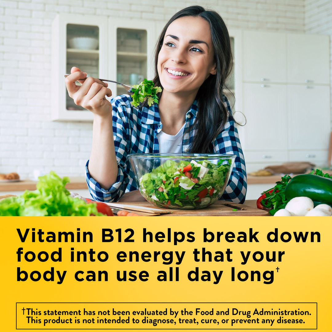 Nature Made, Vitamin B12 500 mcg, 100 Tablets lifestyle image