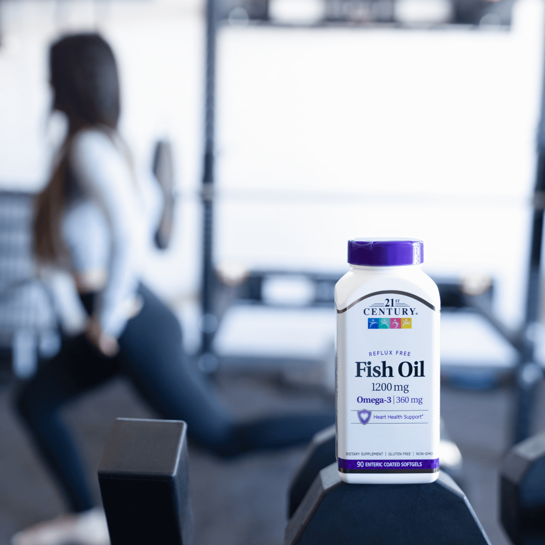 21st Century, Fish Oil, 1,200 mg, 90 Enteric Coated Softgels lifestyle image