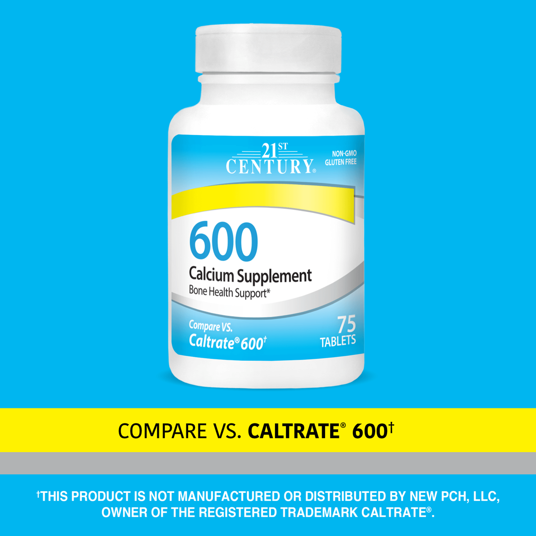 21st Century, Calcium Supplement 600, 400 Tablets lifestyle image