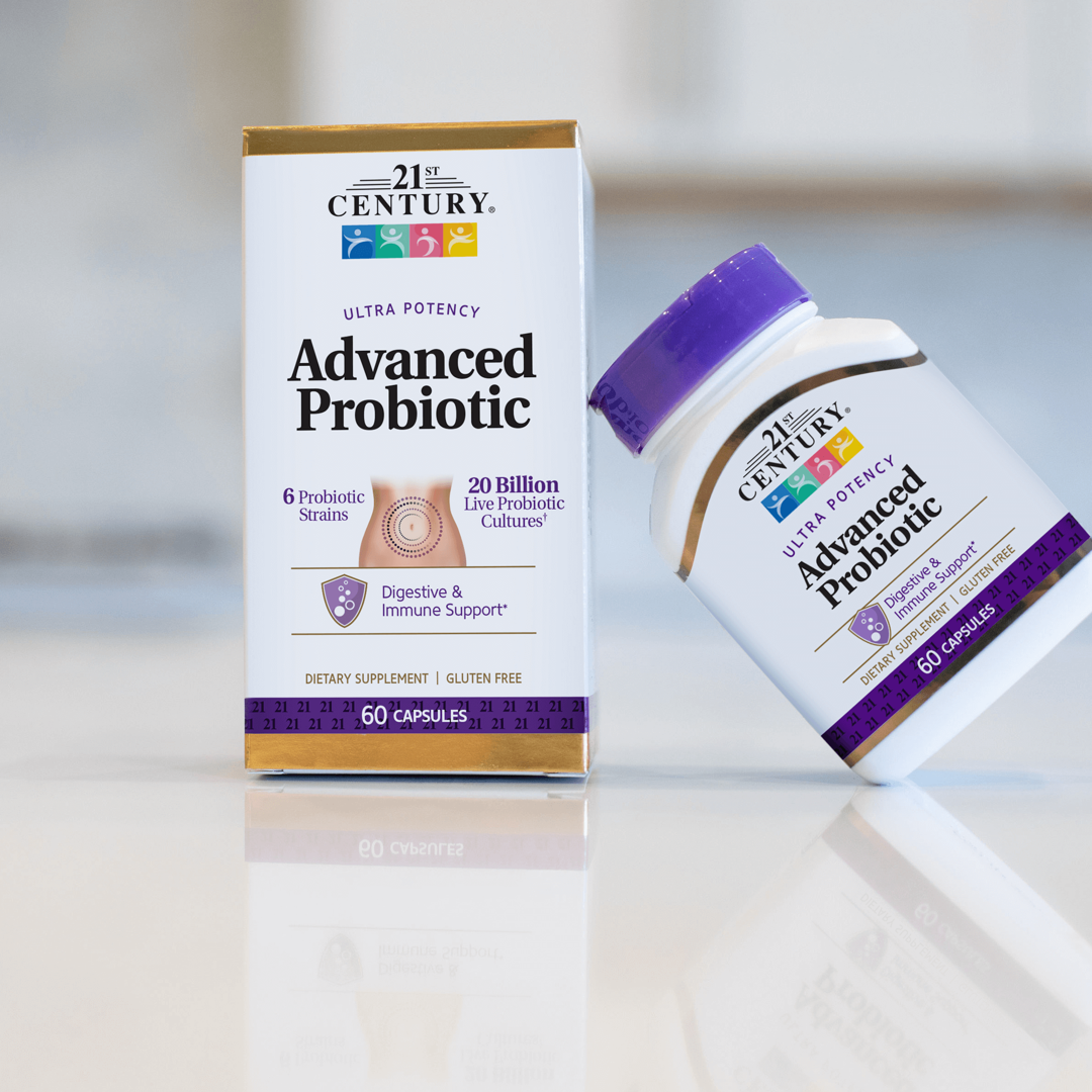 21st Century, Ultra Potency Advanced Probiotic, 60 Capsules lifestyle image