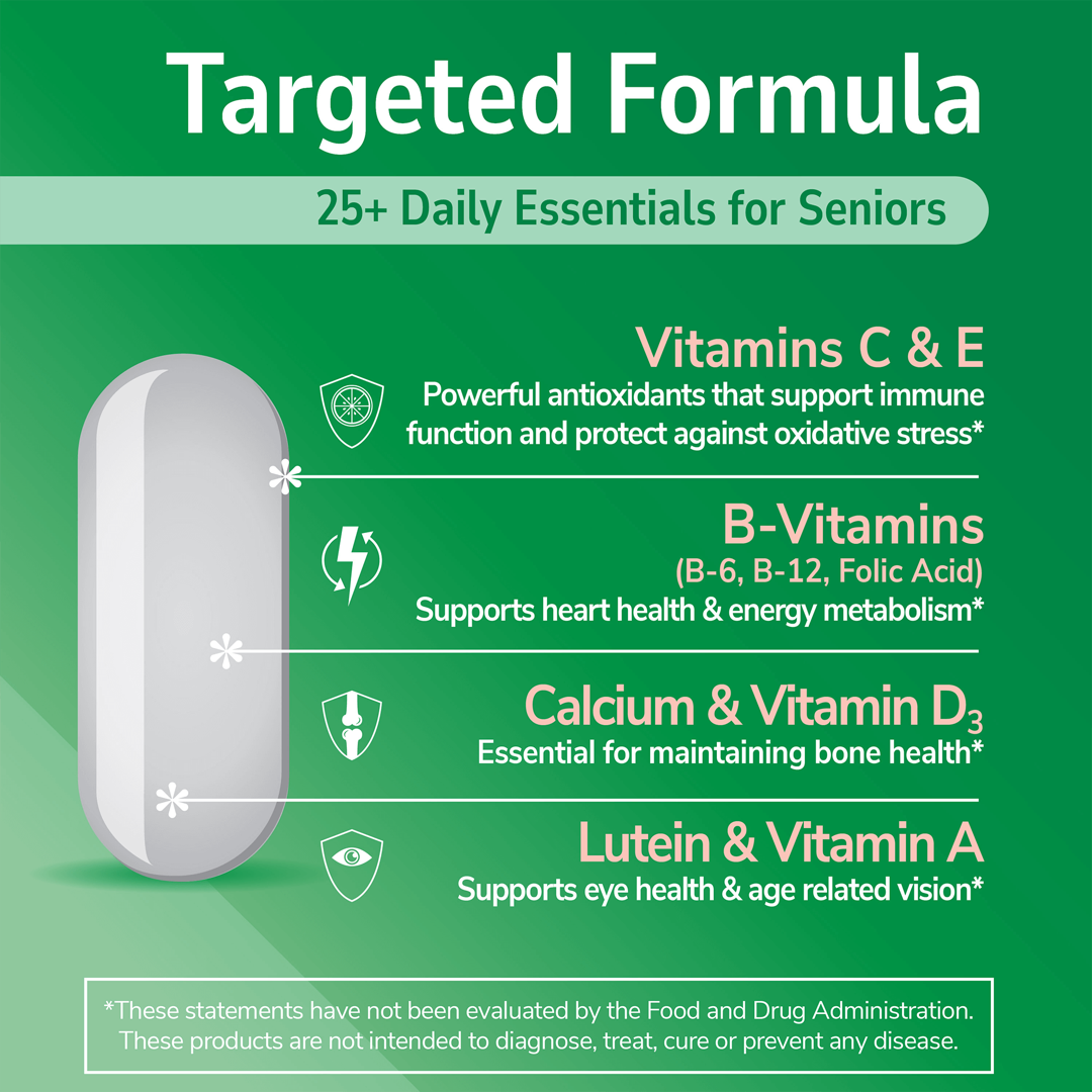 21st Century, Sentry Senior, Multivitamin & Multimineral Supplement, Adults 50+, 265 Tablets lifestyle image