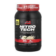 MuscleTech, Nitro-Tech™ Ultimate Muscle Building Whey Protein, Vanilla Cream, 2 lbs (907 g)