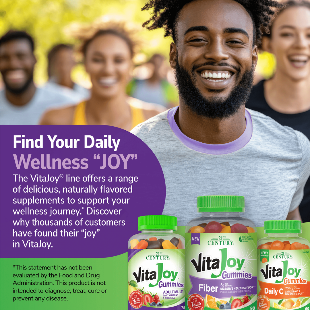 21st Century, VitaJoy Gummies, Fiber, Fruit, 90 Gummies lifestyle image