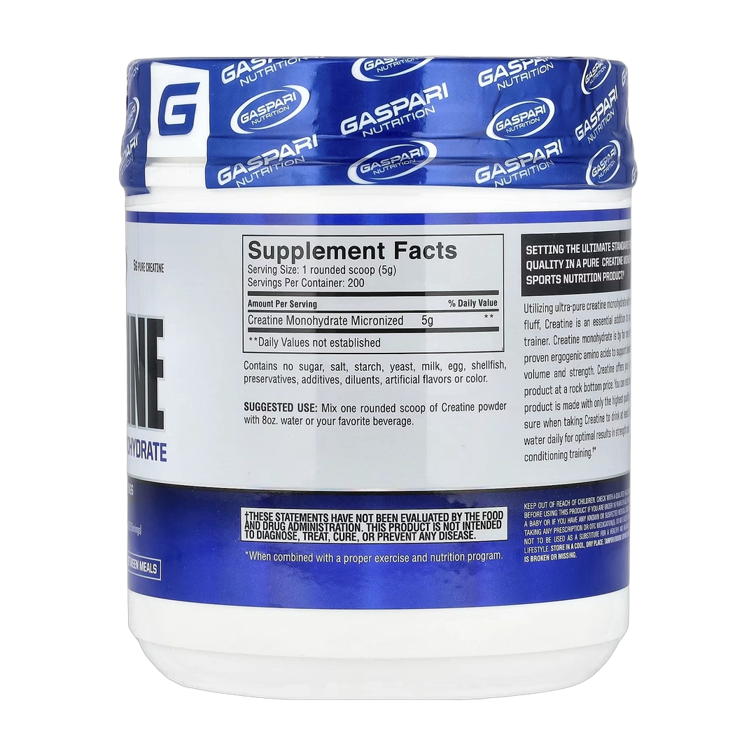Gaspari Nutrition, Creatine, Unflavored, 1 kg