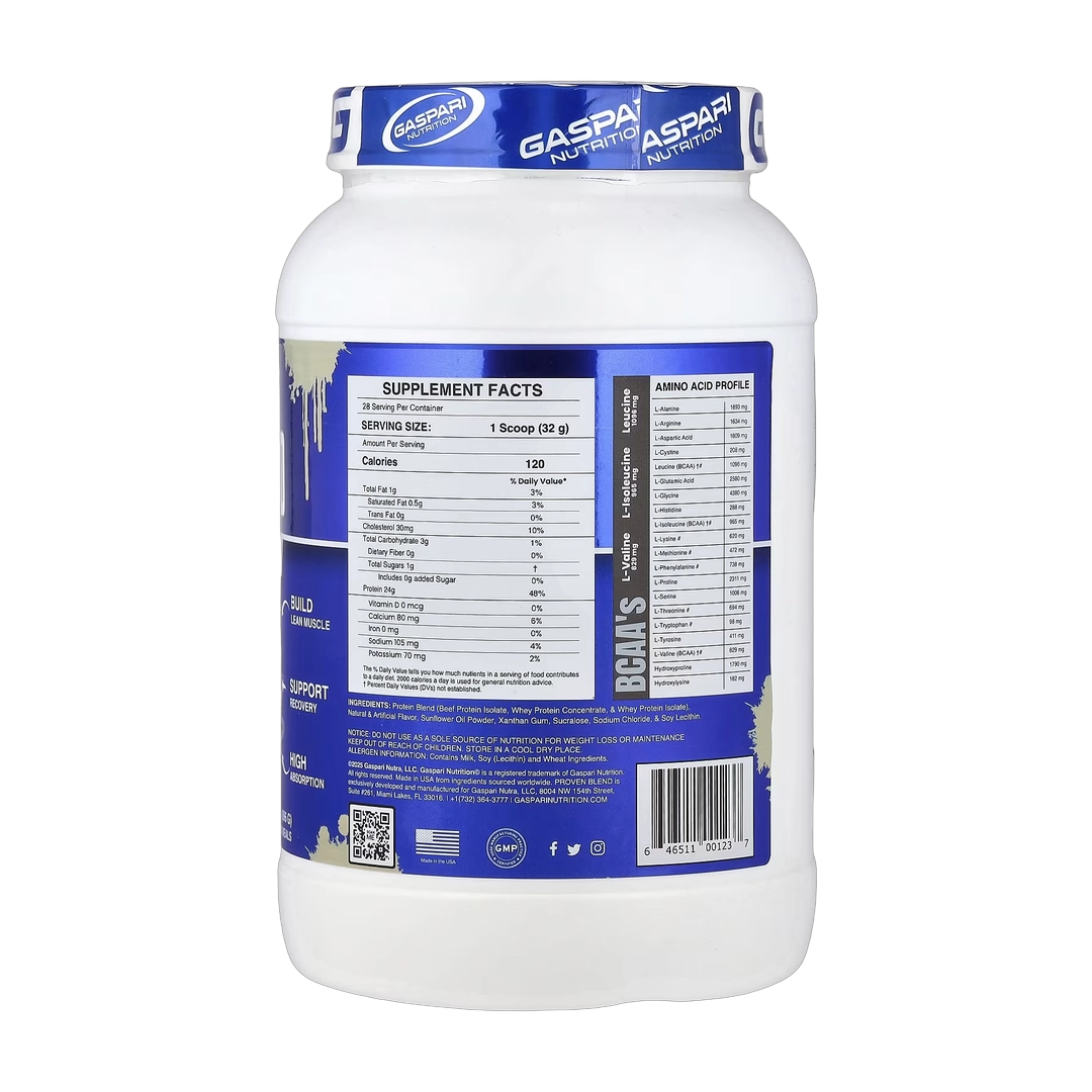 Gaspari Nutrition, Proven Blend Multi-Source Protein, Vanilla Ice Cream, 2 lbs (896 g)
