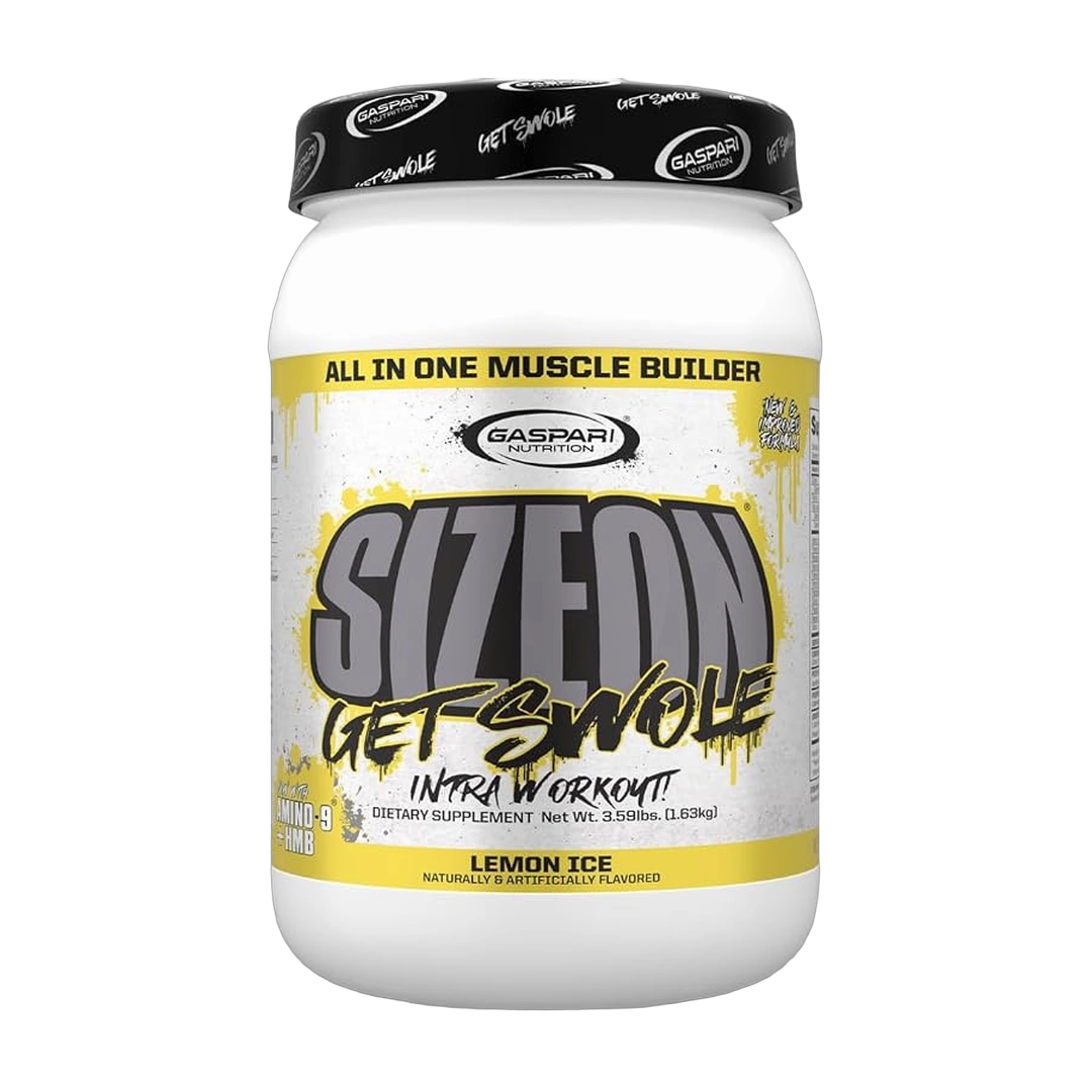 Gaspari Nutrition, SizeOn, All In One Muscle Builder, Lemon Ice, 3.59 lbs (1.63 kg)